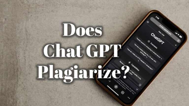 Does Chat GPT Plagiarize